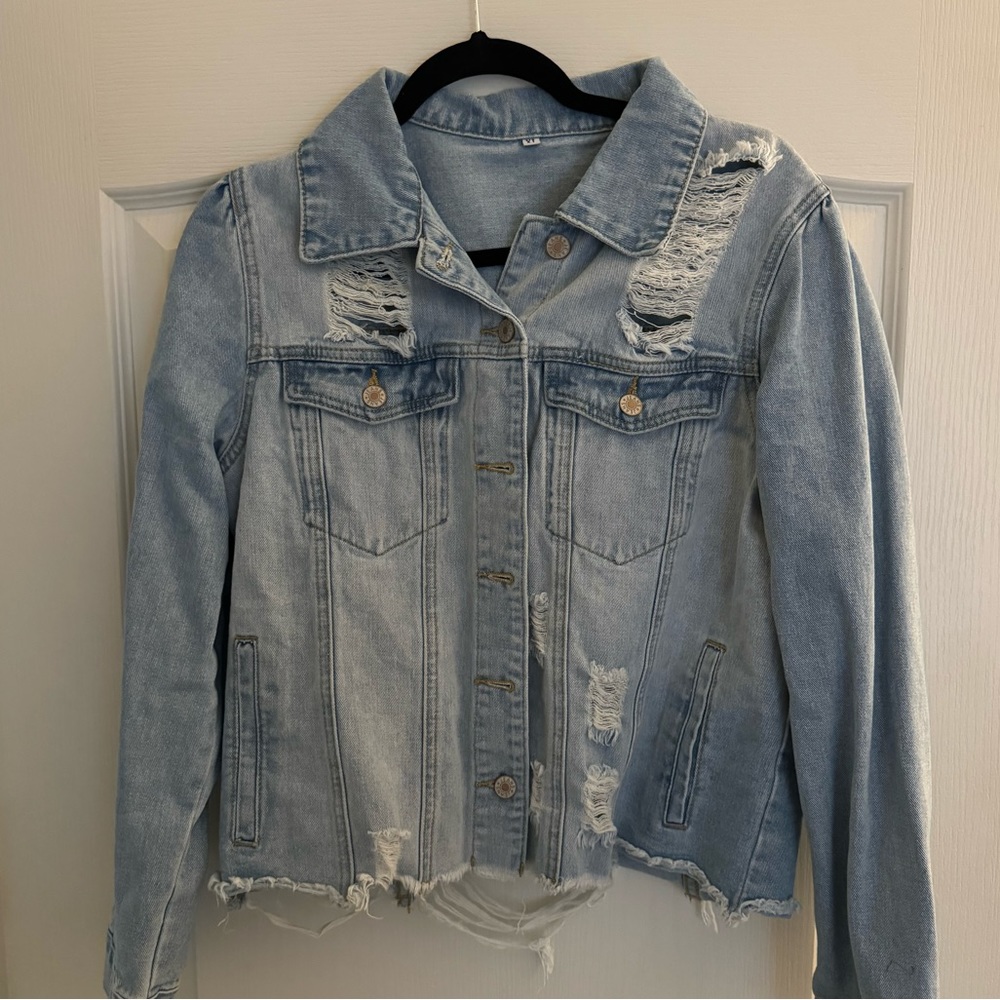 Denim Jacket - Distressed